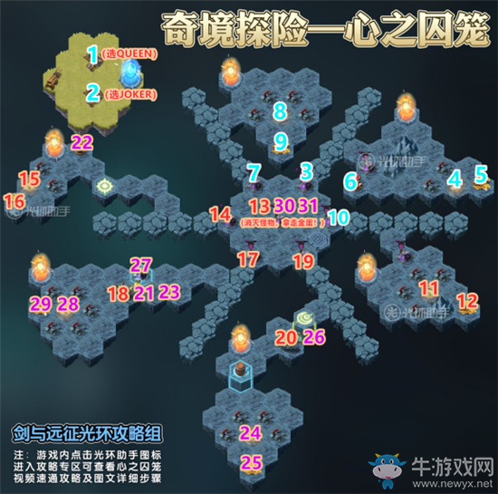 《劍與遠征》心之囚籠怎么通關