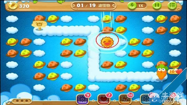 《保衛(wèi)蘿卜2》天際第64關(guān)攻略
