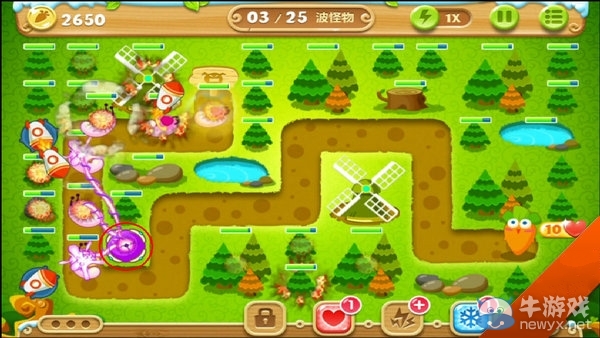 《保衛(wèi)蘿卜2》叢林第20關(guān)攻略