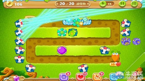 《保衛(wèi)蘿卜2》叢林第27關攻略
