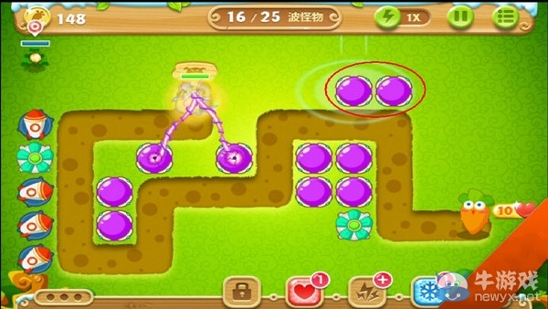 《保衛(wèi)蘿卜2》叢林第20關(guān)攻略