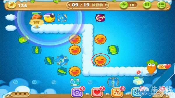 《保衛(wèi)蘿卜2》天際第64關(guān)攻略