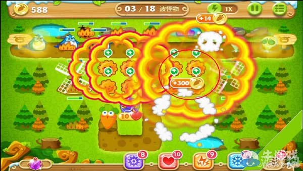 《保衛(wèi)蘿卜2》叢林第26關(guān)攻略