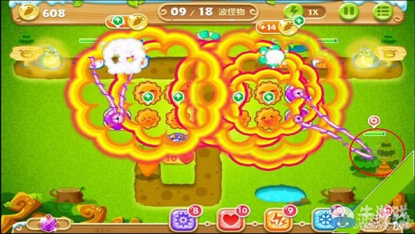 《保衛(wèi)蘿卜2》叢林第26關(guān)攻略