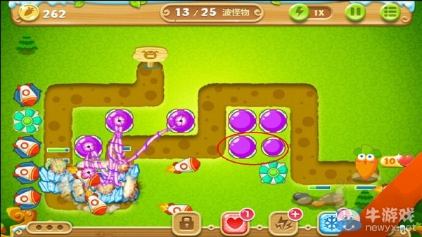 《保衛(wèi)蘿卜2》叢林第20關(guān)攻略