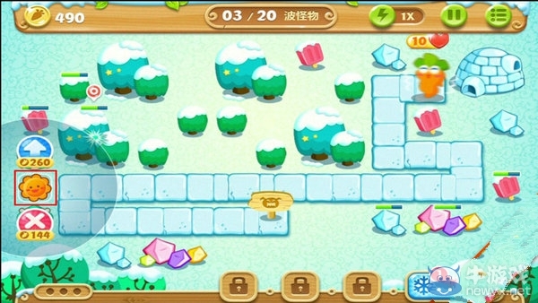 《保衛(wèi)蘿卜2》鉆石金蘿卜攻略