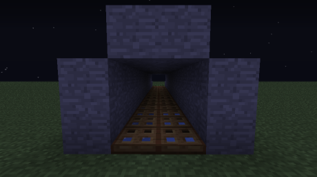 《我的世界》跑酷跳六格的方法