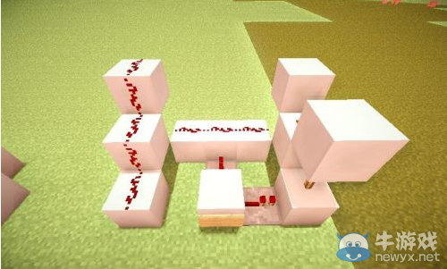 《我的世界》沙子活塞電梯的制作方法