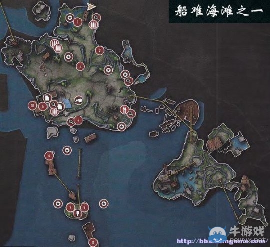 《古墓麗影9》劇情地圖攻略之船難海灘Ⅰ