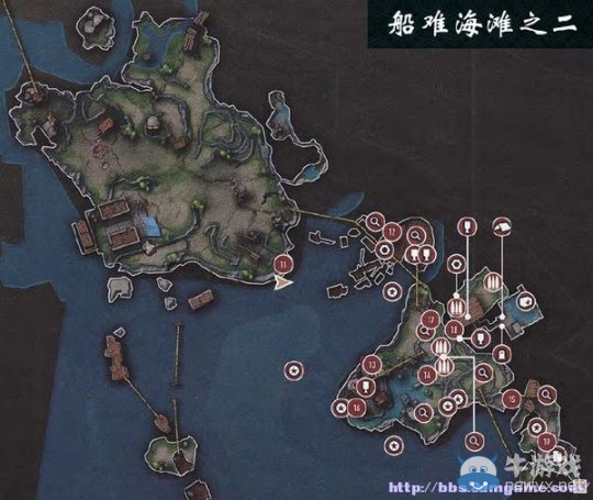 《古墓麗影9》劇情地圖攻略之船難海灘ⅠⅠ