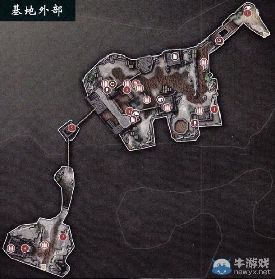 《古墓麗影9》劇情地圖攻略之基地外部