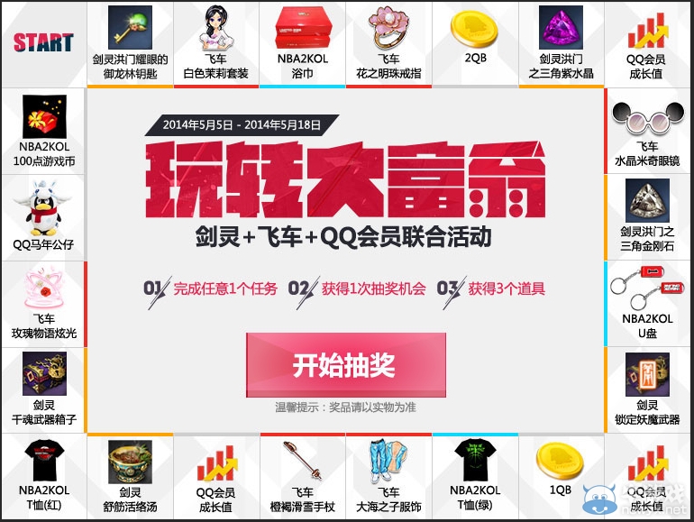 《劍靈》玩轉大富翁活動