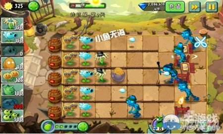 《植物大戰(zhàn)僵尸2》功夫世界炸藥桶第二天攻略
