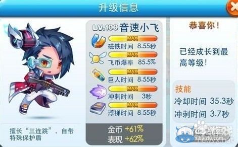 《天天酷跑》音速小飛圖鑒
