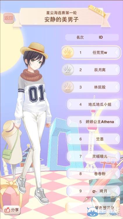 《暖暖環(huán)游世界》星塵海選賽安靜的美男子搭配攻略