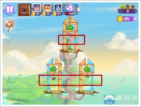 《憤怒的小鳥思黛拉》第25關三星攻略