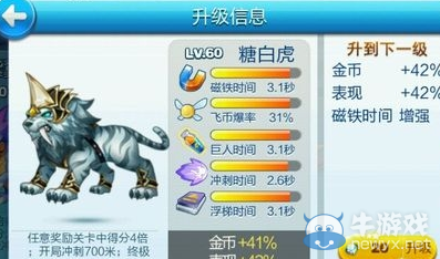 《天天酷跑》舞獅鬧鬧和糖白虎哪個好？