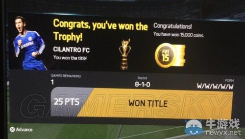 《FIFA 15》賽季冠軍攻略