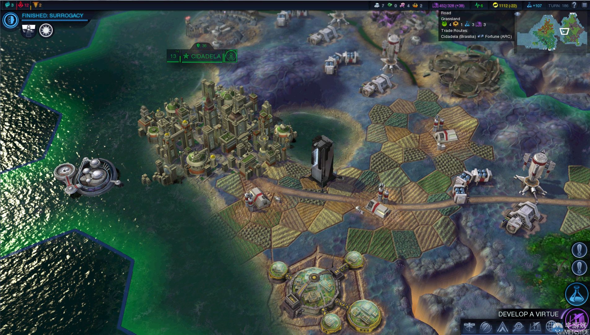 《文明：太空》和諧179T勝利思路