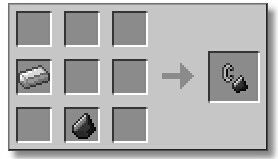 《我的世界》黃金打火石合成方法