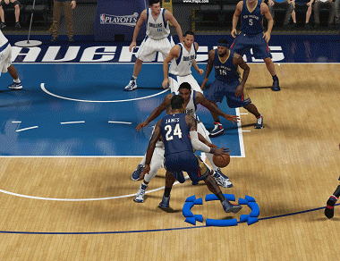 《NBA 2K15》后衛(wèi)傳球與上籃操作圖文教程