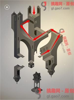 《紀念碑谷》被遺忘的海岸第六關(guān)攻略