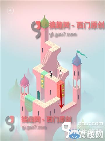 《紀(jì)念碑谷》被遺忘的海岸第三關(guān)攻略