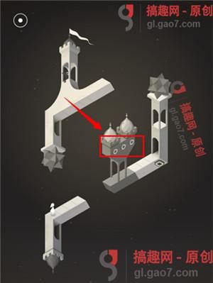 《紀念碑谷》被遺忘的海岸第六關(guān)攻略