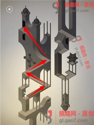 《紀念碑谷》被遺忘的海岸第六關(guān)攻略