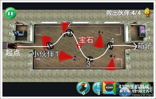 《瘋狂的麥咭》游戲第4-3關三星通關攻略