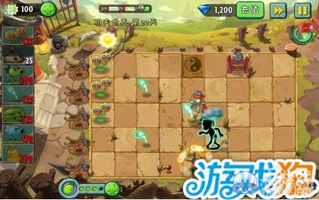 《植物大戰(zhàn)僵尸2》功夫世界第22天圖文攻略