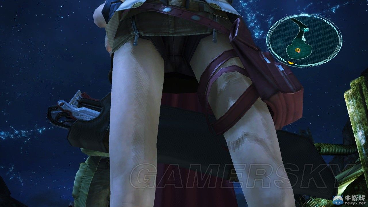 《最終幻想13-2》雷霆、班妮拉紳士向觀賞內褲技巧