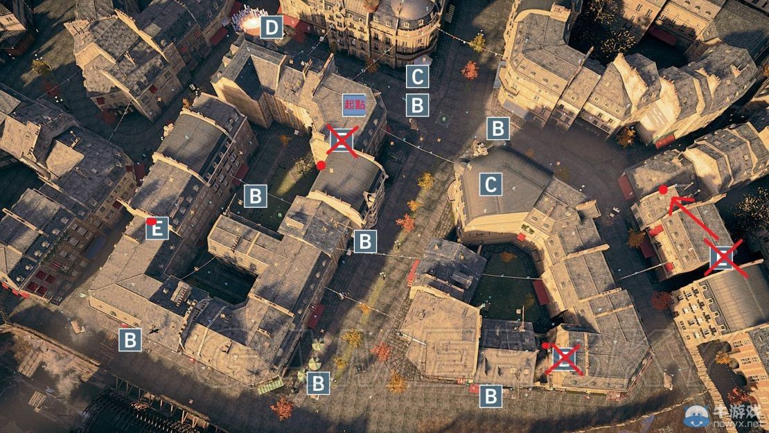 《刺客信條：大革命》全裂縫任務中神器位置圖文解析