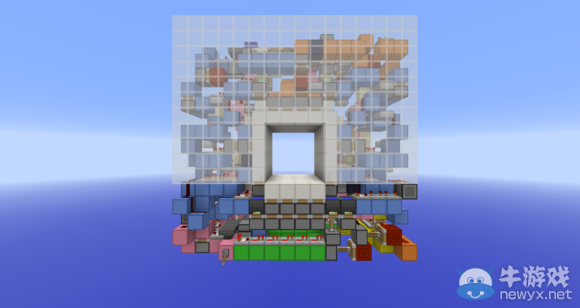 《我的世界》最小4x4高壓無痕內(nèi)吸門建造方法介紹