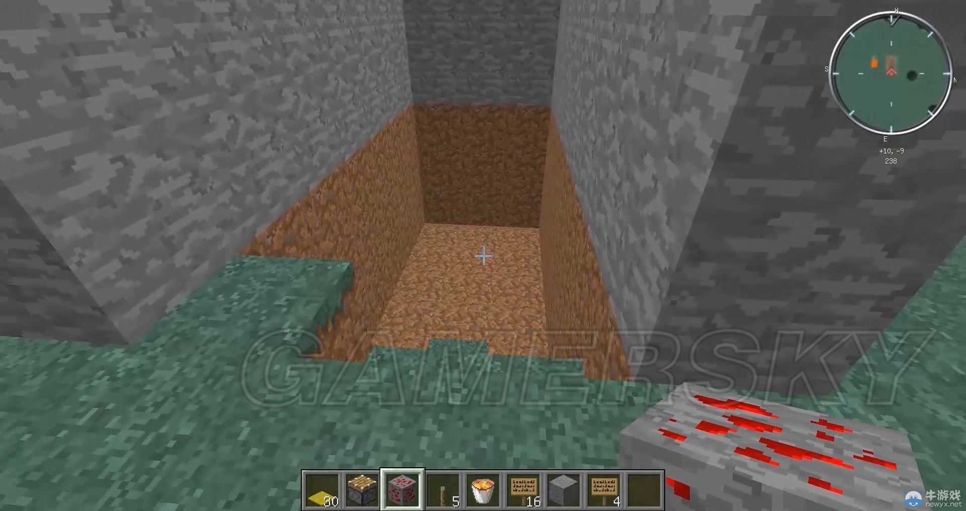 《我的世界》1.7版地毯陷阱制作教程