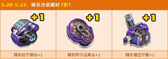 《QQ飛車》520精良改裝限時7折 改裝概率瘋狂翻倍！