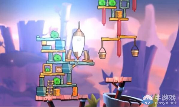 《憤怒的小鳥2》第59關三星攻略