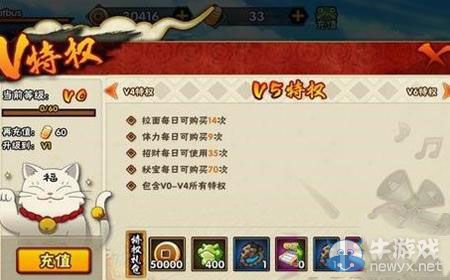 《火影忍者》VIP5有什么特權(quán)