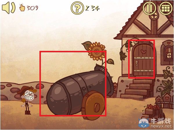 《史上最難的游戲4》第13關(guān)怎么過