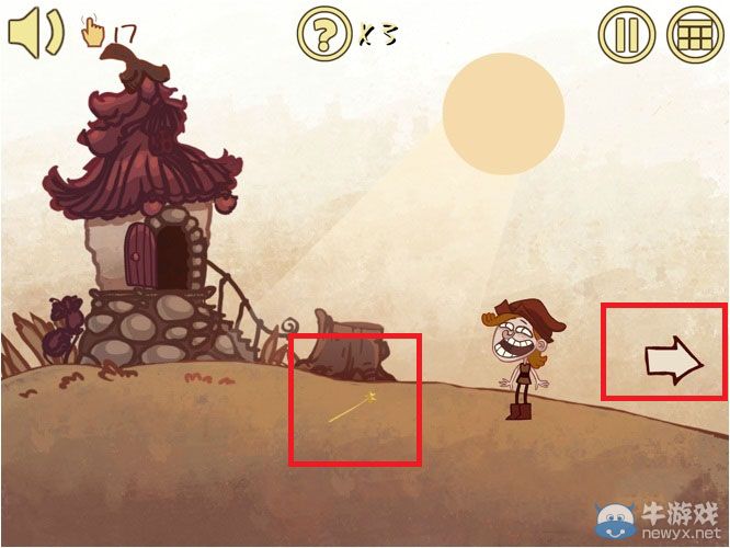 《史上最難的游戲4》第3關(guān)怎么過
