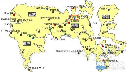 《最終幻想：零式HD》北之回廊位置一覽