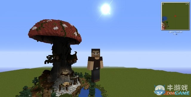 《我的世界》1.7.2巨型蘑菇塔地圖存檔