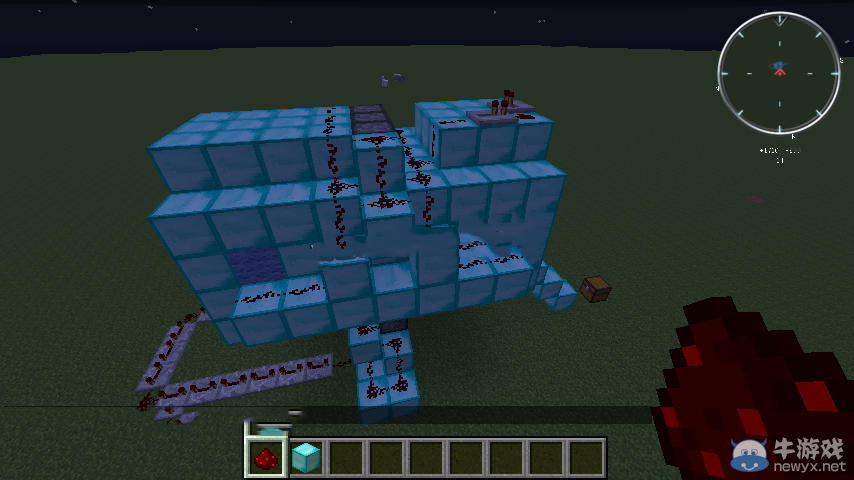 《我的世界》紅石機械系列2x3活塞門制作教程