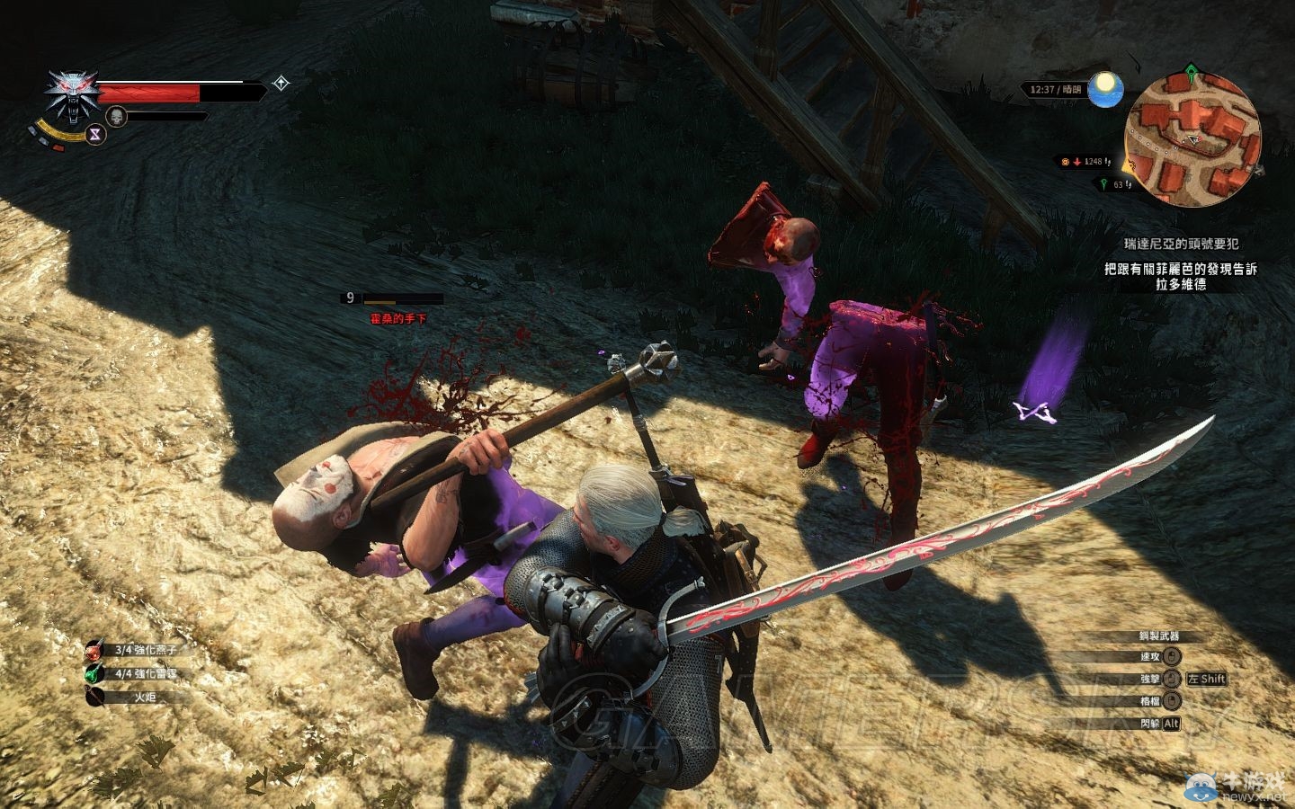 《巫師3：狂獵》拳擊比賽快速取勝方法