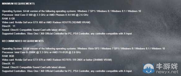 《彩虹六號(hào)：圍攻》PC配置要求一覽
