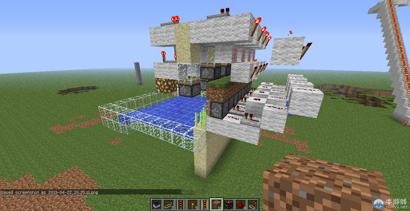 《我的世界》紅石收割機制作視頻教程