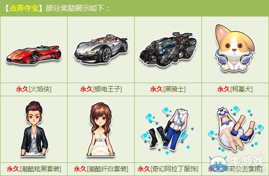 《QQ飛車》黃金周大回饋，點券奪寶再來襲！