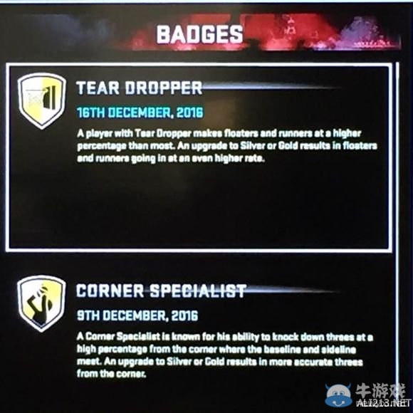 《NBA 2K16》MC模式徽章獲得方法圖文解析