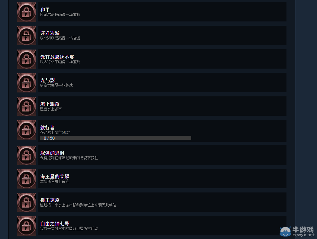《文明：太空-潮起》DLC追加成就列表解析
