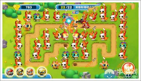 《蹦蹦兔塔防》第43關攻略